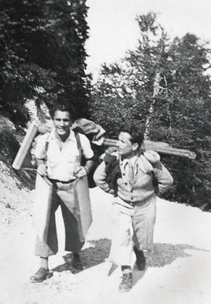40-artistul-in-muntii-bucegi-insotit-de-prietenul-sau-paul-marculescu-septembrie-1943